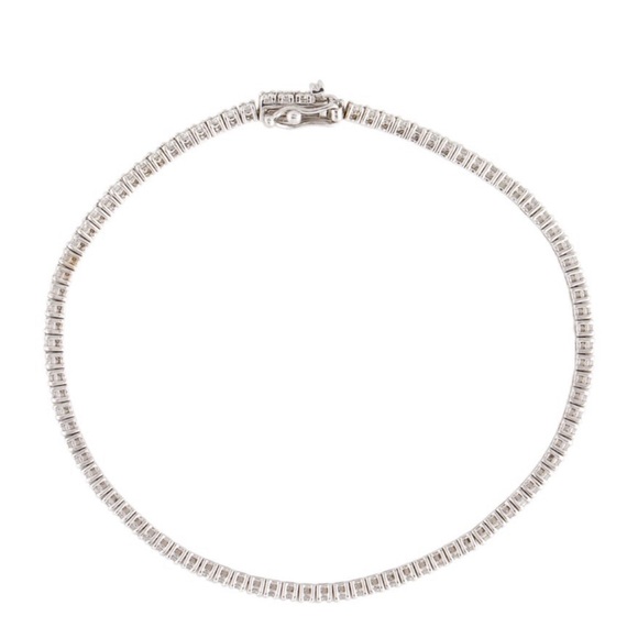 14K 1.38ctw Diamond Tennis Bracelet - Picture 3 of 3